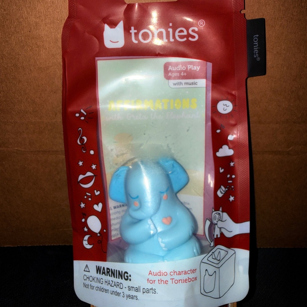 Tonies Greta the‎ Elephant Audio Play Kids One Size Blue New Affirmations Music